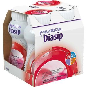 Diasip Integratore per Diabetici Gusto Fragola 4x200ml