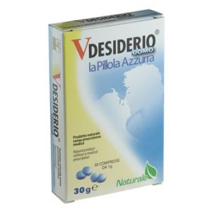 VDesiderio Uomo La Pillola Azzurra Integratore Desiderio Sessuale 30 Compresse