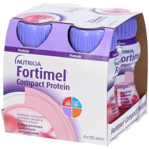 Fortimel Compact Protein Integratore Proteico Alla Fragola 4x125ml