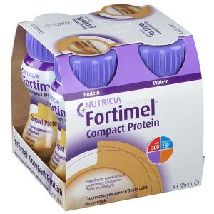 Fortimel Compact Protein Integratore Proteico Al Caffè 4x125ml