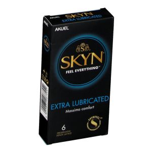 Profilattico ansell akuel skyn extra lubrificato b 6 pezzi