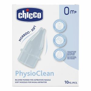 Chicco  Ricambi Morbidi per Aspiratore Nasale Physioclean
