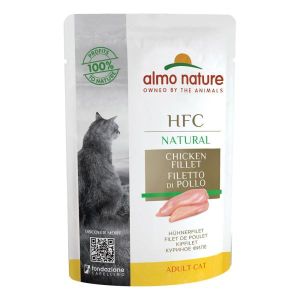 Almo Nature Hfc Natural Cibo Umido Filetto di Pollo per Gatti Adulti Bustina 55g