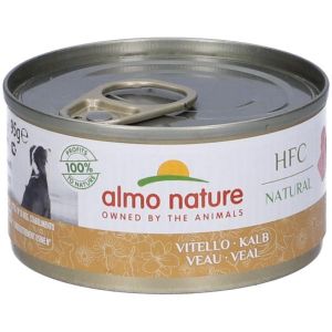 Almo Nature Hfc Natural Cibo Umido Vitello per Cani Adulti Lattina 95g