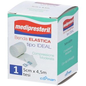 Benda Elastica Medipresteril Ideal Compressione Moderata M4,5x5cm Tesi