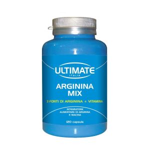 Ultimate Italia APL Integratore di Arginina Piroglutammato Lisina 120 Capsule