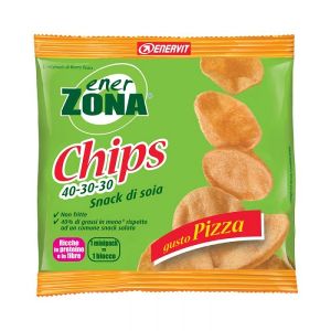 Enerzona Chips 40-30-30 Snack di Soia Gusto Pizza 1 Mini-pack