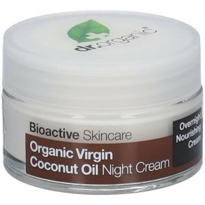 Dr. Organic Virgin Coconut Oil Night Cream Crema Notte Viso 50ml