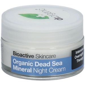 Dr Organic Dead Sea Minerals Sali Mar Morto Night Cream Crema Viso Notte 50ml