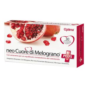 Optima Neo Cuore di Melograno Plus Integratore Colesterolo 30 Compresse