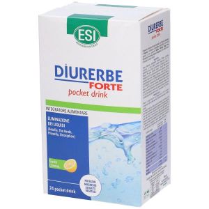 Esi Diurerbe Forte Pocket Drink Limone Integratore Drenante 24 Bustine