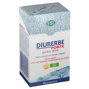 Esi diurerbe forte pocket drink limone integratore drenante 24 bustine
