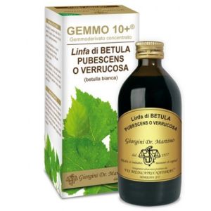 Dr. Giorgini Gemmo 10+ Betulla Bianca Linfa Liquido Analcoolico 200ml