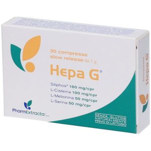 Hepa G Integratore per La Funzionalità Epatica 30 Compresse