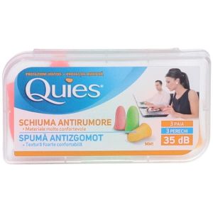 Quies Tappi Auricolare In Schiuma di Protezione 3 Paia