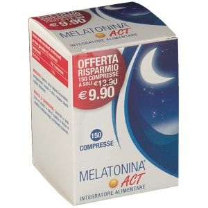 Melatonina Act Integratore Sonno 150 Compresse