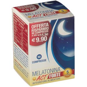 F&f Melatonina Act + Forte 5 Complex Integratore Alimentare 90 Compresse