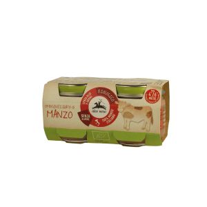 Omogeneizzato Di Manzo Biologico Alce Nero 2x80g