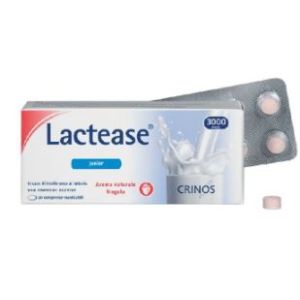 Lactease Junior Integratore Alimentare Intolleranza Al Lattosio 20 Compresse Masticabili