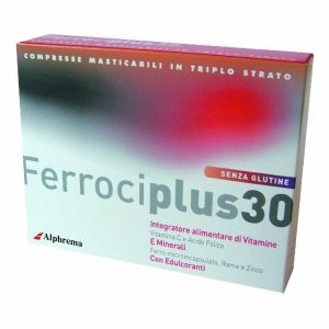 Ferrociplus 30 Integratore Ferro 24 Compresse