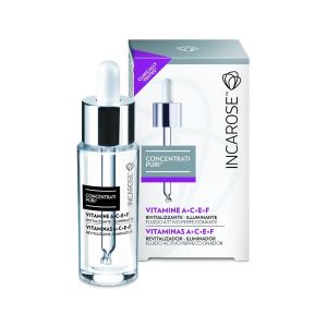 Incarose concentrato puri vitamine a+c+e+f trattamento rivitalizzante 15 ml