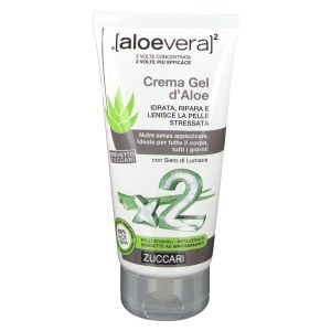 Zuccari aloevera2 crema gel di aloe vera idratante corpo 150 ml