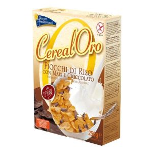 Piaceri Mediterranei Cerealoro Fiocchi di Riso Mais e Cioccolato Senza Glutine 250g