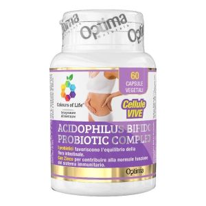 Optima Colours Of Life Acidophilus-bifido Complex Integratore Probiotici 60 Capsule