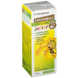 Arkoroyal Cresco Bene Kid Concentrato Fluido Integratore per Appetito Bambini 150 ml