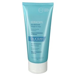 Ducray Keracnyl Gel Detergente Purificante Seboregolatore Per Pelle Grassa e Acneica 200 ml
