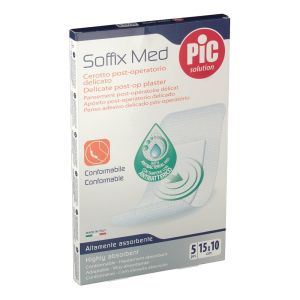 Pic Soffix Med Cerotto Post Operatorio Delicato 10x15 cm 5 Pezzi