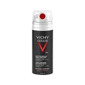 Vichy homme deodorante spray anti-traspirante tripla diffusione 72h 150 ml