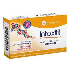 Fitobios Intoxifit 24 Capsule Gastrointestinali 600mg