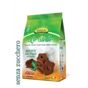 Farabella Biscotti Le Stelle Allo Yogurt e Cacao Senza Zucchero 300g