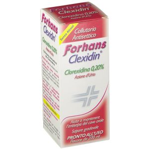 Forhans clexidin 0,20% collutorio senza alcol 200 ml
