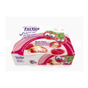 Fortini Creamy Integratore Nutrizionale Ai Frutti Rossi 4 Coppette