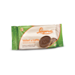 Lazzaroni Velieri Pasticcini Con Biscotto E Cioccolato Al Latte Senza Glutine 100 g