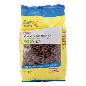 Fior di Loto Zero% Glutine Fusilli di Grano Saraceno Integrale Senza Glutine Bio 500g