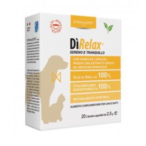 DìRelax Integratore Per Cani 20 Bustine 2,5 ml