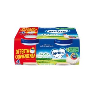 Omogeneizzati Di Carne Pollo Mellin 4x80g
