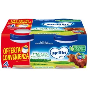 Mellin Omogeneizzato di Manzo 4 X 80g