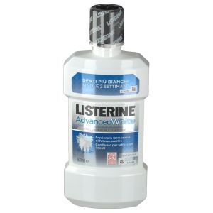 Listerine Advanced White Collutorio Multiazione Denti Bianchi 500 ml