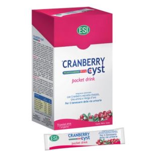 Esi Cranberry Cyst  Pocket Drink Integratore Benessere Vie Urinarie 16 Bustine