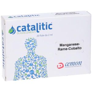 Cemon Catalitic Oligoelementi Manganese Rame Cobalto 20 Fiale da 2ml