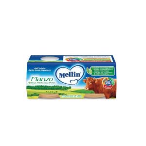 Omogeneizzati Di Carne Manzo Mellin 2x80g