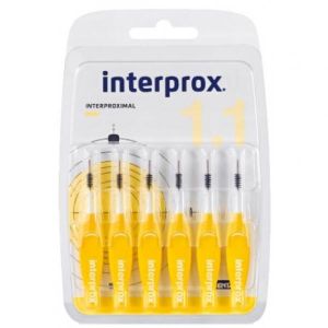 Interprox Mini Scovolino Spazi Interdentali 1,1mm Blister 6 Pezzi