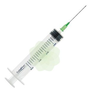 Siringa Extrafine 20ml Con Ago 2 Gauge 21 0,80x40mm Cono Eccentrico 1 Pezzo