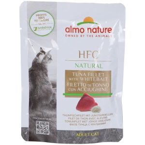 Almo Nature Hfc Natural Cibo Umido Tonno e Acciughe per Gatti Adulti Bustina 55g