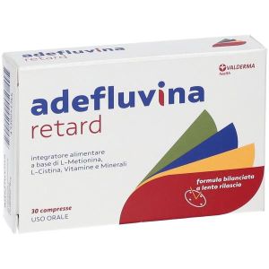 Adefluvina Retard Integratore Capelli e Unghie 30 Compresse