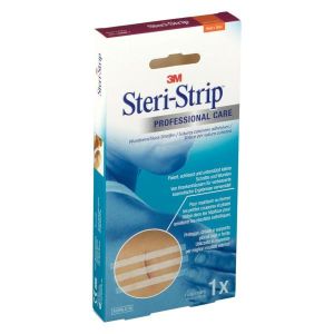 3m Steristrip Cerotto Sterile per Sutura Piccole Ferite 6x100mm 10 Pezzi